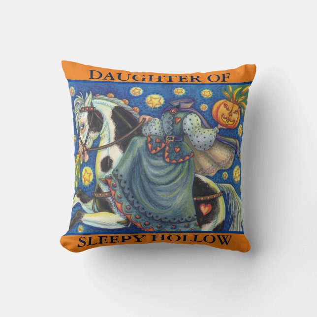 HIJA DEL COJÍN DECORATIVO SLEEPY HOLLOW HALLOWEEN (Anverso)