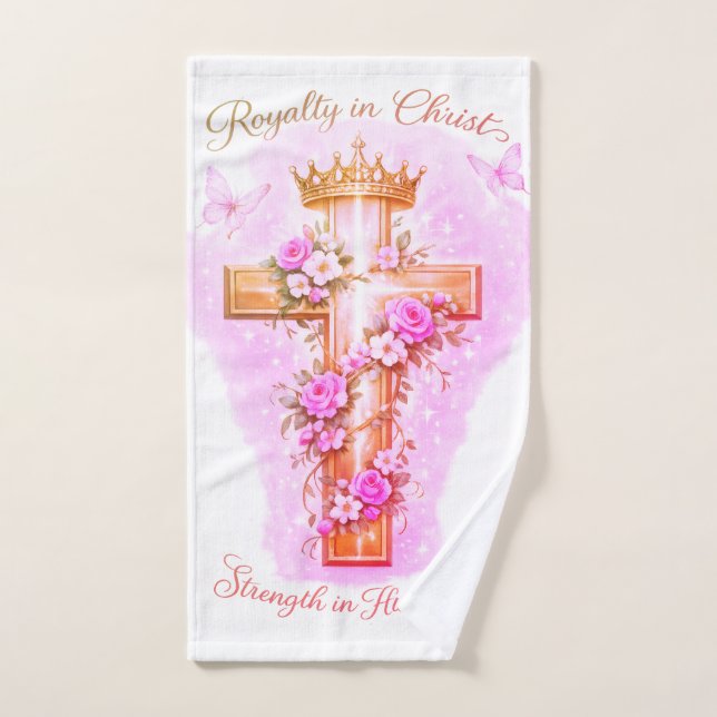 Hija del Rey-Realeza en Cristo (Toalla de mano)