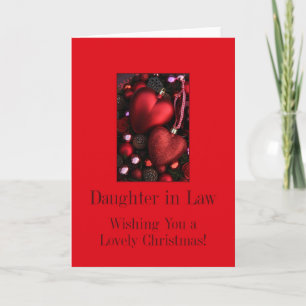 Hija en la tarjeta navideña Law Merry
