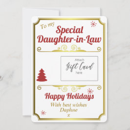 Hija en Navidades de Derecho - titular de tarjeta 