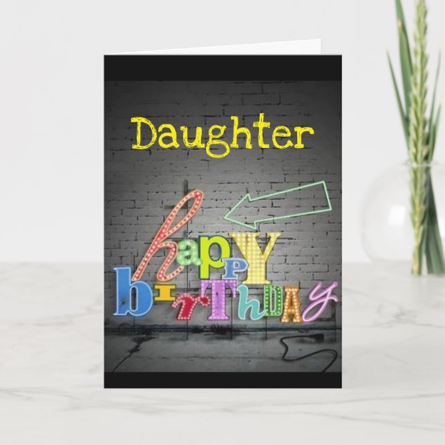 **HIJA** ESCRIBIR EN LA TARJETA DE CUMPLEAÑOS DE L (Anverso)