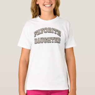 Hija Favorita Divertida, camiseta de hija favorita