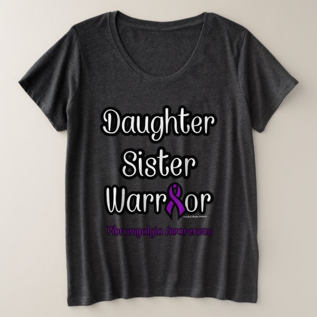 Hija Hermana Guerrera... Fibro T-Shirt (Anverso del diseño)