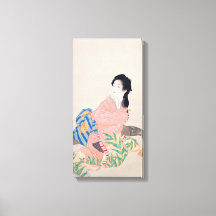 Hija Miyuki (elegante dama japonesa, arte asiático
