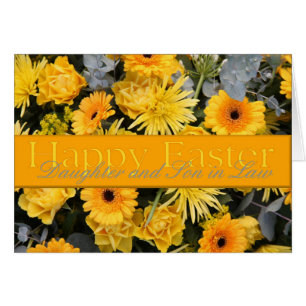 Hija y marido Feliz Pascua