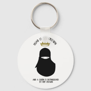 Hijab es mi corona - llavero de NIQAB