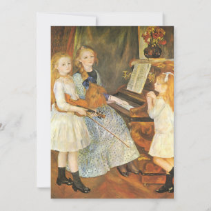 Hijas de Catulle Mendes por Pierre Renoir