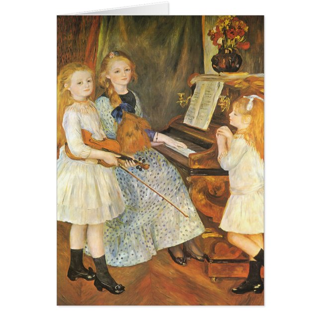 Hijas de Mendes de Catulle por Pierre Renoir (Frente)