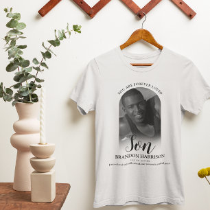 Hijo Amado por Siempre Camiseta de Recuerdo Foto
