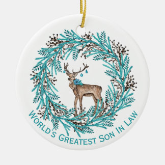 Hijo Azul Moderno En El Ornamento Cerámico De Los 