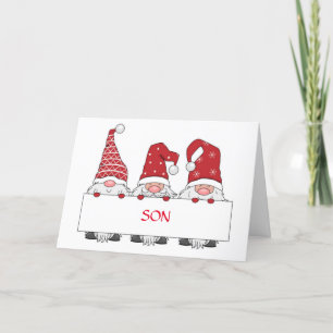 **HIJO** DE DUENDES PARA TARJETA DE NAVIDAD