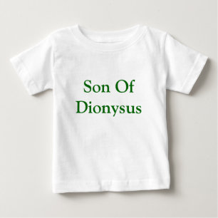 Hijo de la camisa del bebé de Dionysus