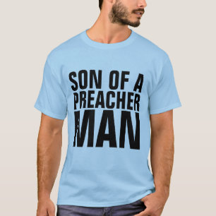 HIJO DE UN PREDICADOR HOMBRE Camisetas masculinas