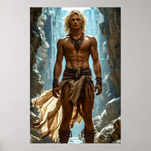 Hijo del Salvaje - Póster de Fantasía Épica