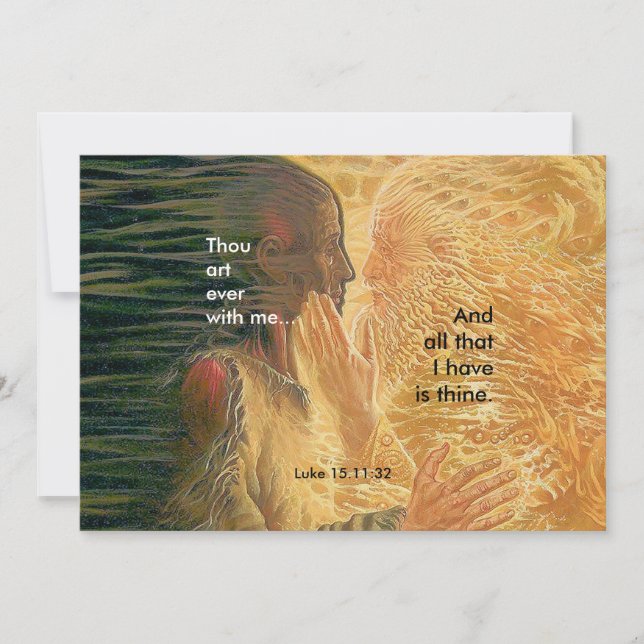 Hijo pródigo - Tarjeta de oración (Anverso)