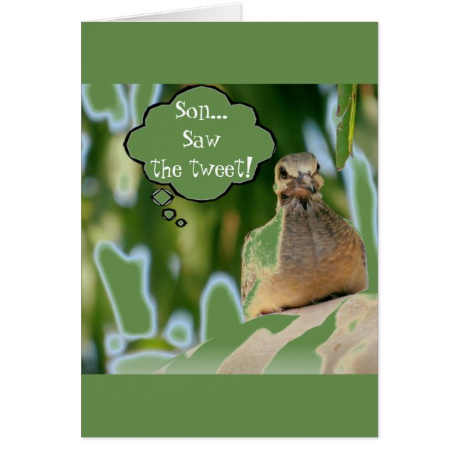 ***HIJO*** "TUITEO DICE QUE ES **TU CUMPLEAÑOS!!!! (Frente)