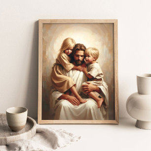 Hijos de la Fe, Arte Cristiano para Pared, Jesús c