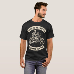 hijos de las camisetas de la bici de la artritis