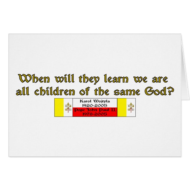 Hijos del mismo Dios 1 (Anverso (Horizontal))