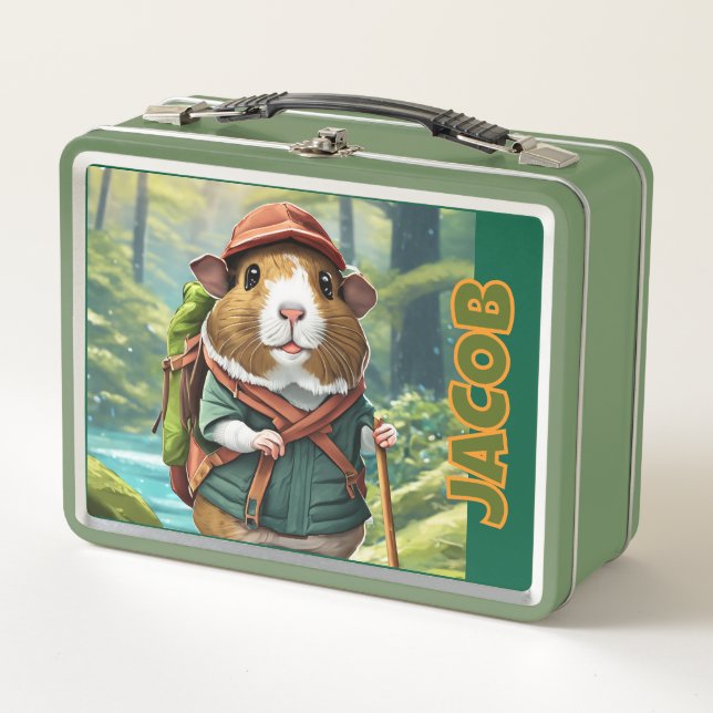 Hiking Guinea Pig Explorer Adventurer, Outdoors (Anverso)