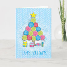 Hilados de crochet de punto de árbol de Navidad Ta