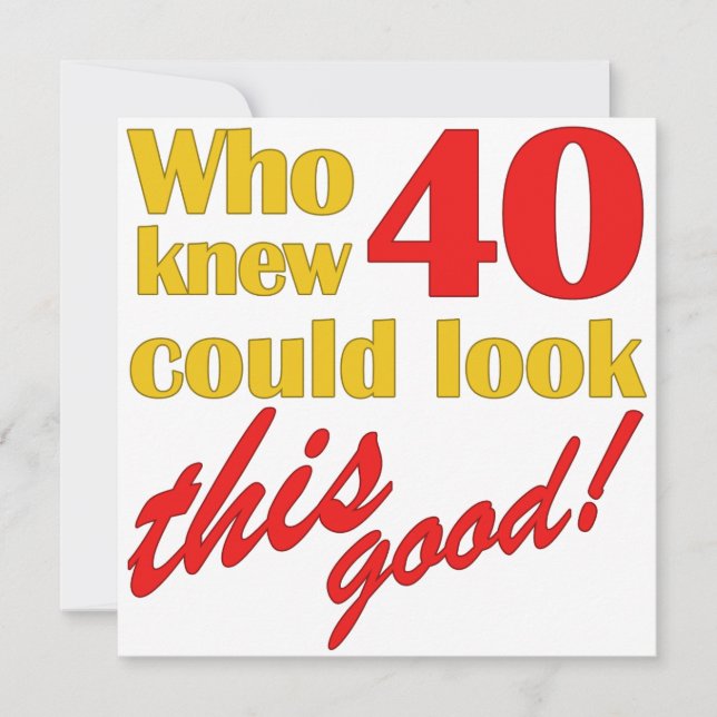 HIlarious 40th Birthday Party Invitaciones (Anverso)