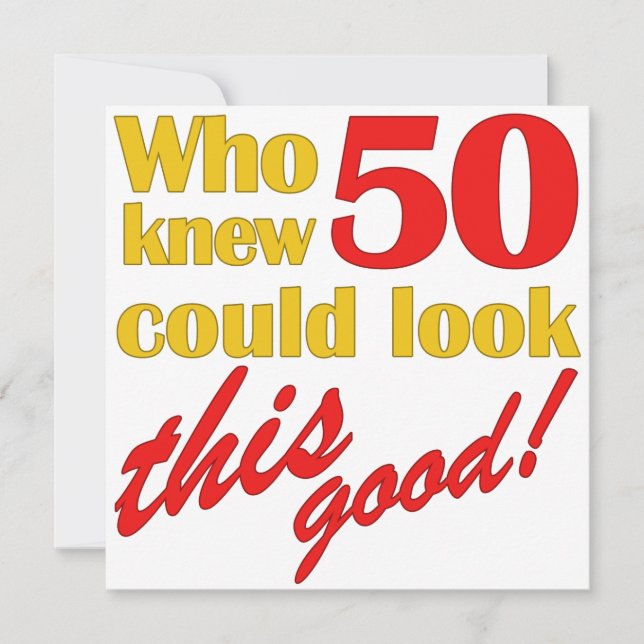 HIlarious 50th Birthday Party Invitaciones (Anverso)