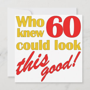 HIlarious 60th Birthday Party Invitaciones