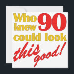 HIlarious 90th Birthday Party Invitaciones<br><div class="desc">Invita a tus amigos y familia a una fiesta de cumpleaños que nunca olvidarán con esta divertida invitación de cumpleaños.</div>
