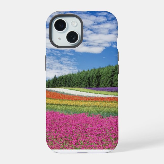 Hileras de flores de campo de verano (Reverso )