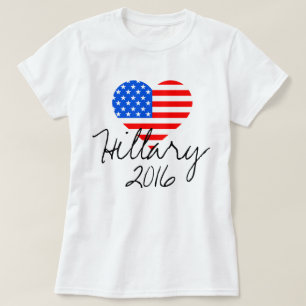Hillary 2016: La camiseta del corazón de las