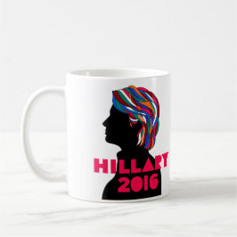 Hillary 2016: Taza de café retra del diseño