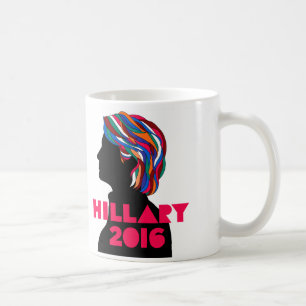 Hillary 2016: Taza de café retra del diseño