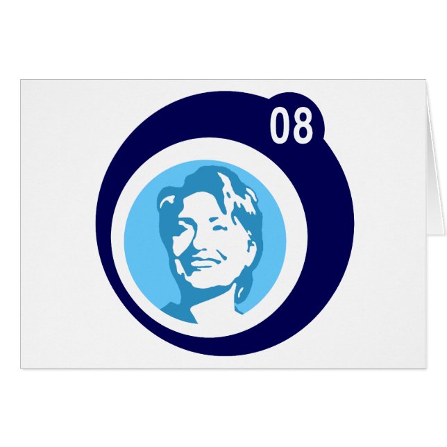 hillary clinton : burbujas azules : (Anverso (Horizontal))
