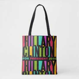 Hillary Clinton colorida 2016 bolsos