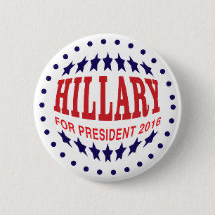 Hillary Clinton para el botón 2016 de presidente