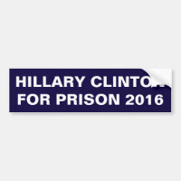 Hillary Clinton para el coche 2016 de la pegatina