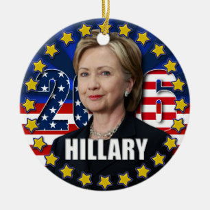 Hillary Clinton para el presidente 2016 ornamento