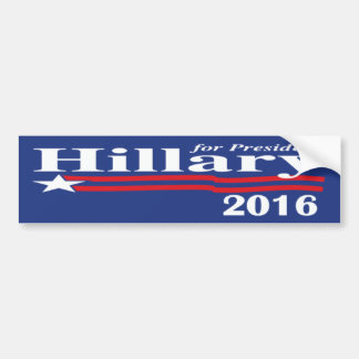Hillary Clinton para el presidente pegatina para