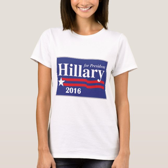 Hillary Clinton para la camisa del presidente 2016 (Anverso)