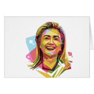 Hillary Clinton pastel