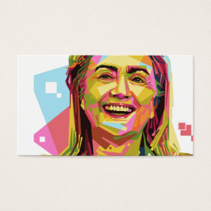 Hillary Clinton pastel