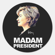 Hillary Clinton Pegatina "Señora Presidenta"