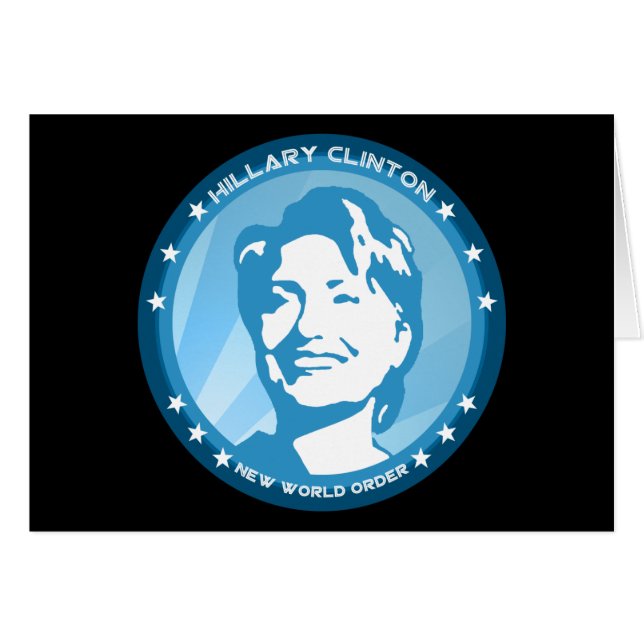 hillary clinton : rayos azules : (Anverso (Horizontal))