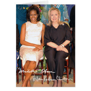 Hillary Clinton y Michele Obama