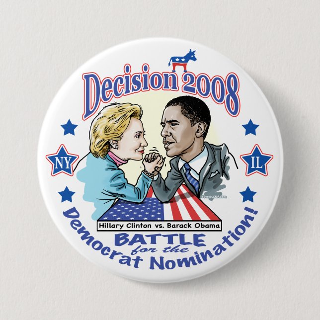 Hillary contra el botón de Obama (Anverso)