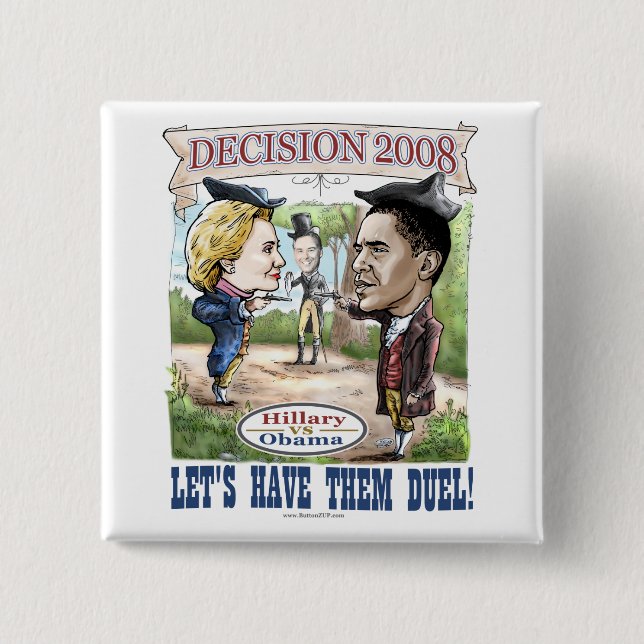 Hillary contra el botón de Obama (Anverso)