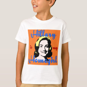 hillary es la camiseta de mi niño del homegirl