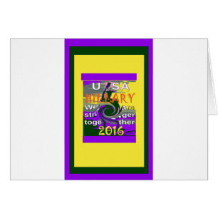 Hillary por el presidente de EE.UU. Estamos unidos