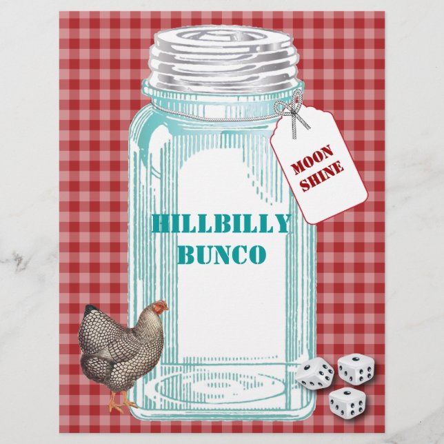 HIllbilly Bunco Flyer (Frente)